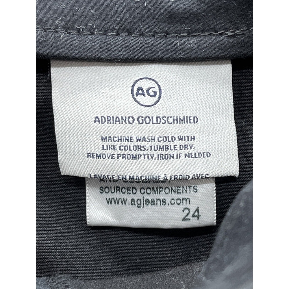 AG Adriano Goldschmied Mini Skirt Womens 24 Black Adaline A-Line Coated USA Made - Picture 7 of 11